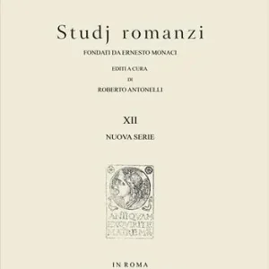Non Perdere Studj romanzi. Nuova serie. Vol. 12