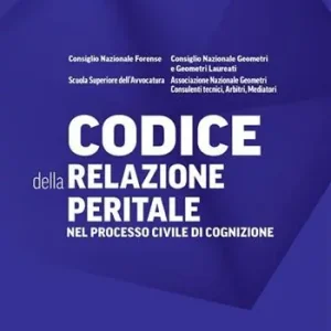 Spedito Oggi Codice della relazione peritale nel processo civile di cognizione