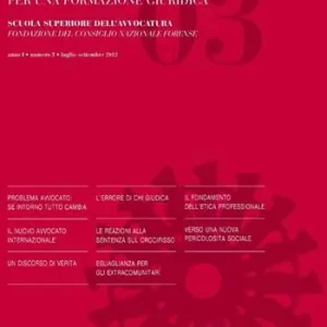 Cultura e diritti. Per una formazione giuridica (2012). Vol. 3 Solo Oggi