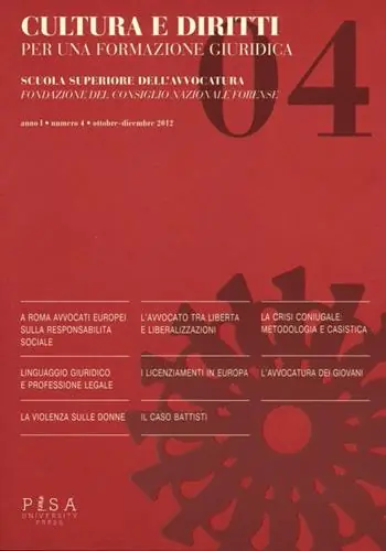 Cultura e diritti. Per una formazione giuridica (2012). Vol. 4 Miglior Prezzo