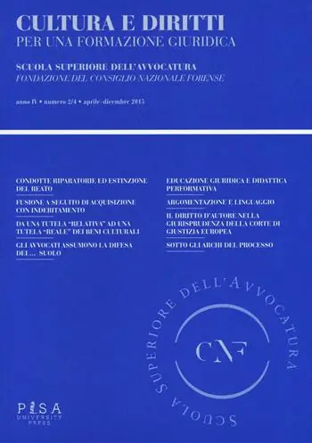 Cultura e diritti. Per una formazione giuridica (2015) vol.2-3-4 Direttamente Dal Produttore