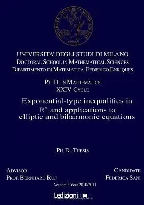 Exponential-type inqualities in n and applications to elliptic and biharmonic equations Affare